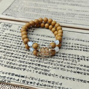 Bracelet with Osmanthus Fragrance, Wrist16cm, Beads 0.8cmx38
