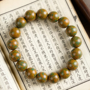 Bracelet of Qingci Lvyao Fragrance, Green Tone, Wrist16–17cm